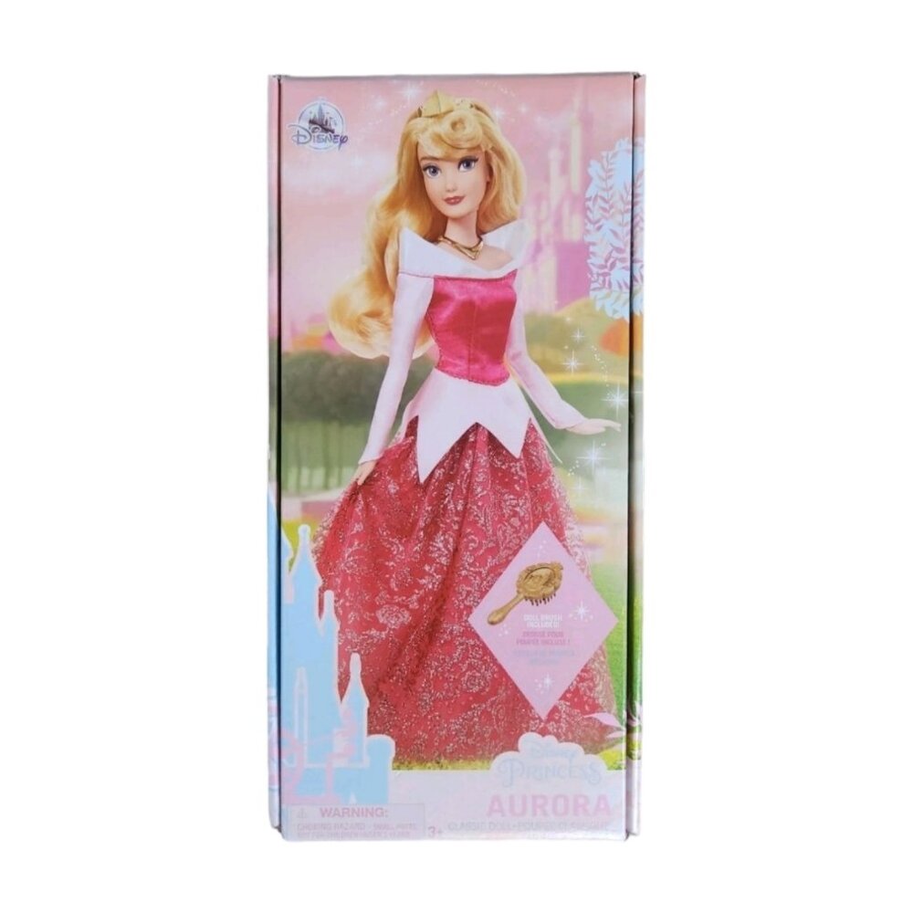 Aurora Disney Princess Classic Doll Sleeping Beauty W Doll Brush